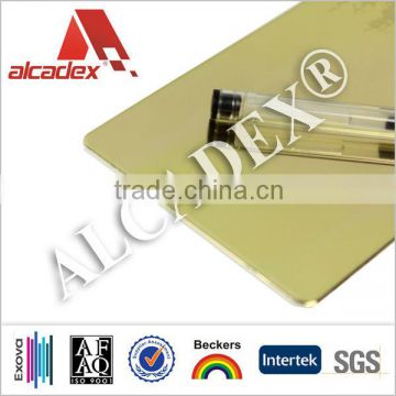 Durable Golden Mirro Dibond Panels