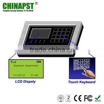 china wholesale Gsm wireless home burglar security alarm system with LCD display PST-GA104TCQ