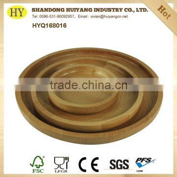 unfinished factory round wooden pizza tray on sale
