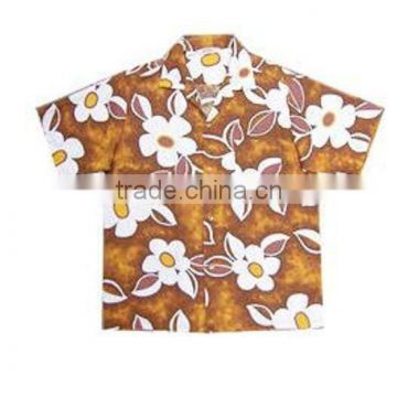 bamboo fiber short sleeve hawaiian shirts