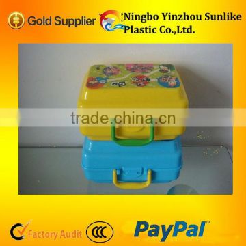 plastic Lunch box with handle for kids