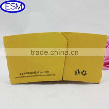 new product Disposable custom paper coffee sleeves wholesales