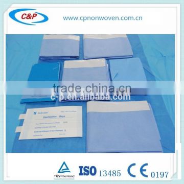 New disposable general surgical set medical drapes fenestrated drape