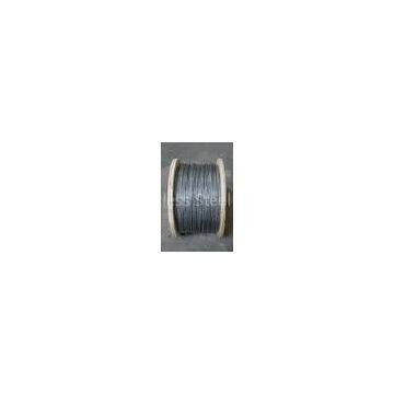 3mm AISI / BS Crane Wire Rope , 7x19 Galvanized steel wire rope for bridges