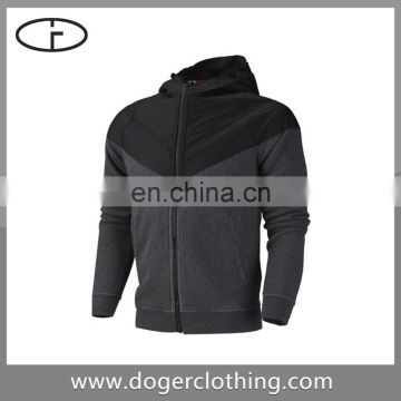 Amazing quality custom zipper long sleeve men polo hoodie for sale