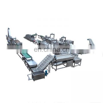 Commercial Small Type Potato Chips Making Machine Fully Automatic  French Fries Maker Production Line