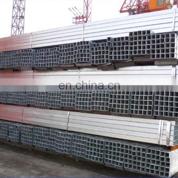 price of galvanized 30mmx30mm*2.0mm square steel pipe tube