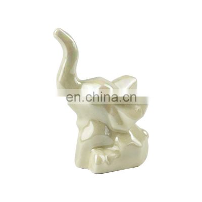 ceramic elephant figurine statues for home decor