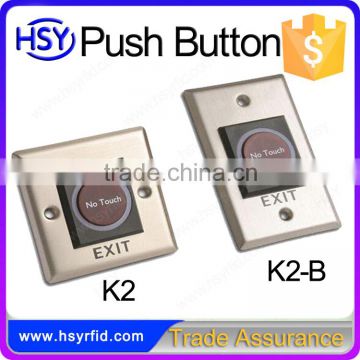 Top selling infrared sensor switch no touch contactless door release exit button with box