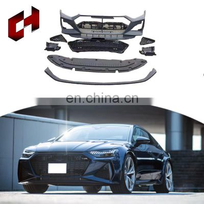 CH Best Sale Car Body Parts Car Bumper Guard Engineer Hood Mud Protecter Lamp Car Conversion Kit For Audi A7 2019-2021 To Rs7