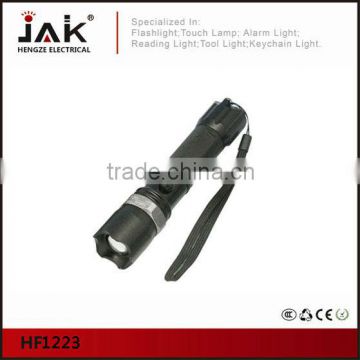 JAK ninghai aluminium flashlight 9 LEDs LED torch cree flashlight Rechargeable flashlight