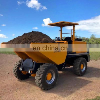 China 5.0 ton 4x4 Construction Hydraulic Site dumper truck For Minining /Tunnel/Road Construction for Asphalt Materials