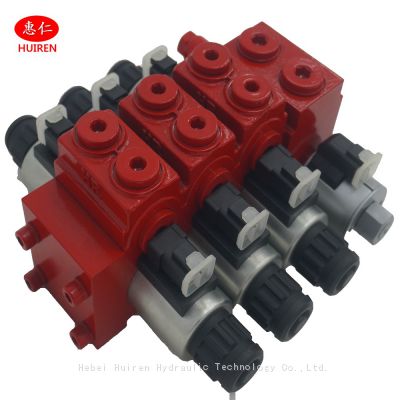 Electromagnetic Multiway Directional Valve 3 Sections Huiren for Agricultural Machinery