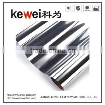 Kewei High heat resistant Double-side silver building window film with high UV protection