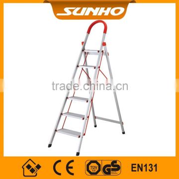 CE approved Aluminum 6 step folding household Ladders