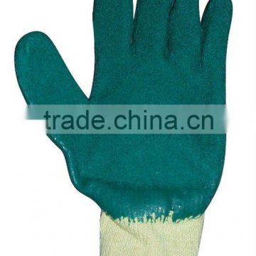 Rubber Coated Glove,Green