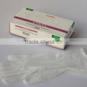 Polyvinyl Chloride Paste Resin Ambidextrous Clear And Powder Vinyl Exam Gloves