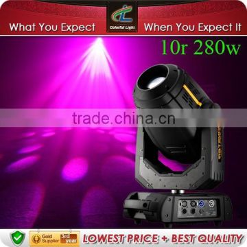 Newest 280W 10R 16/24CH beam moving head light- Monster 10R