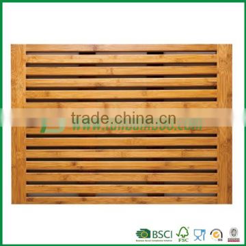bamboo shower mat, bath mat