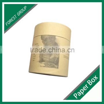 CUSTOM MADE COLOR PRINTING PAPER PACKAGING TUBE FOR GIFT AND COSMETIC PACKAGING