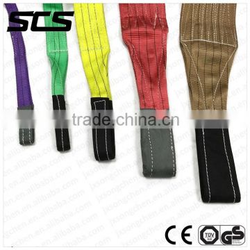 GS CE proved polyester flat webbing sling