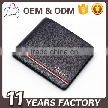 Customized mens PU leather wallet with big promotion