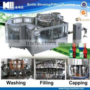 PET / glass bottle carbonated cold drink bottling machine