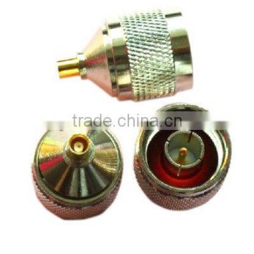 N male plug to MCX female jack center RF coaxial adapter connector