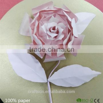 Delicate paper flower with the certificate of CE
