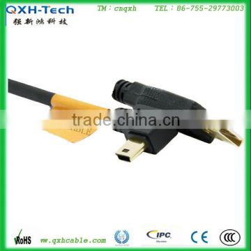 High Quality 90 degree USB Ang mini USB cable