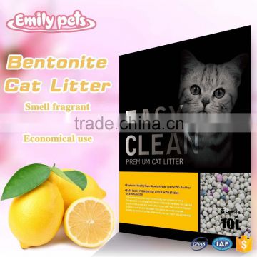 Best Absorption Bentonite Cat Litter Lemon