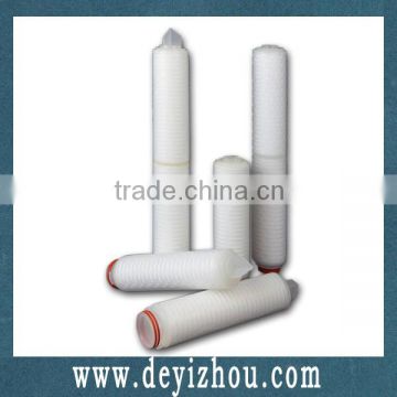 China manufacturer polypropylene pleated filter element