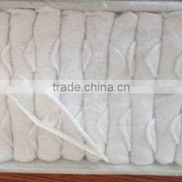 rolled rose fragrance portable dry towels