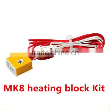 Food 3D Printer MK8 heating block Kit with thermistor Myriwell 3D Printer
