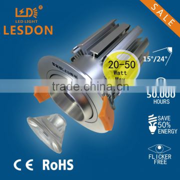 copyright design with 3 year warranty high power led downlight