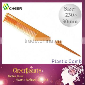 Tease comb PC015/Fine teeth plastic hair comb /salon combs