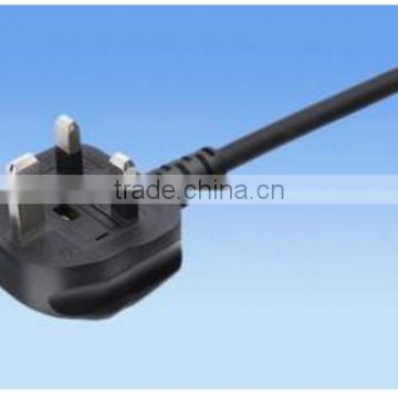 13A plug 3 flat pin British Plug with BS 1363 H05VV-F 3G 0.75 AC power cord uk standard cable UK power cord British power cord