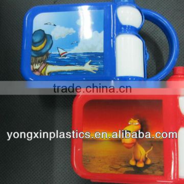 kids plastic indian lunch box with handle
