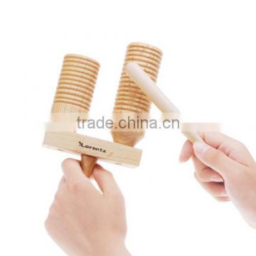 Child Kid Baby Wooden Musical Early Educational Percussion Tool Toy with Mallet