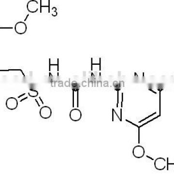 Hot Selective herbicide Bensulfuron/bensulfuron methyl/ bensulfuron-methyl 96%TC,10%WP,30%WP(CAS No.83055-99-6)