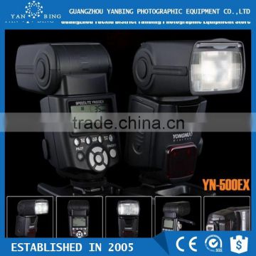 New Yongnuo camera flash HSS 1/8000 YN500EX with TTL for Canon 5DIII II 7DII