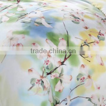 printed china style rayon bedsheet fabric plant cashmere fabric for home textile