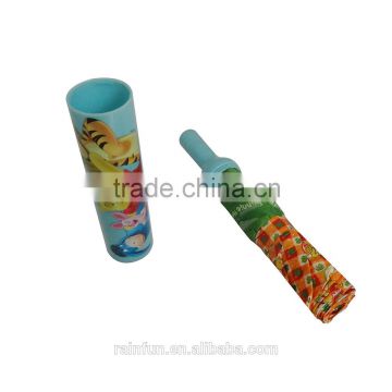 Bottle umbrella with cute carton printing for wholesale