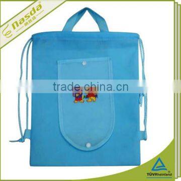 shoulder bag non woven folding school bag custom logo