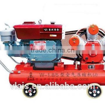Low noise 15HP Air-cooled diesel air compressor, Piston compressor