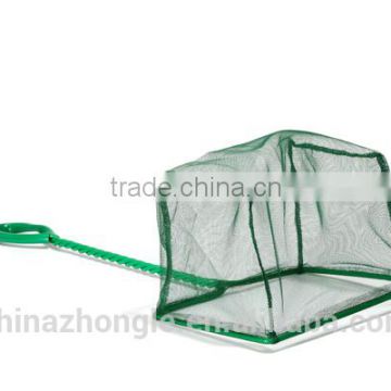 12 inch Green fish net with solid iron handle