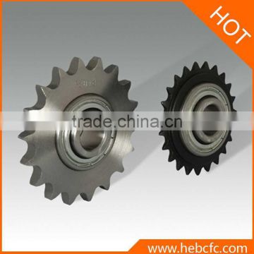 Pitch 15.875mm Low Noise Long Working Life Stock Bore flat plate wheels