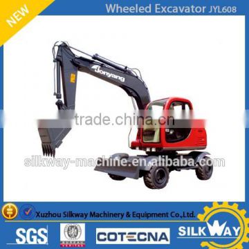 China Wheel Excavator JYL608 for Sale