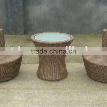 Environment and durable garden chairs with rattan outdoor furniture 2012