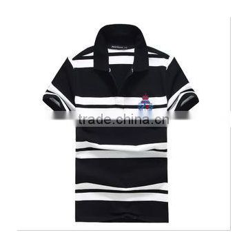 2013 popular quality men's polo shirt stripes,New brand men's polo shirt colorful stripes,factory sale